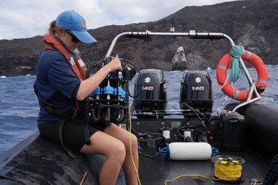 Ascension eDNA deployment Pillar Bay South Coast